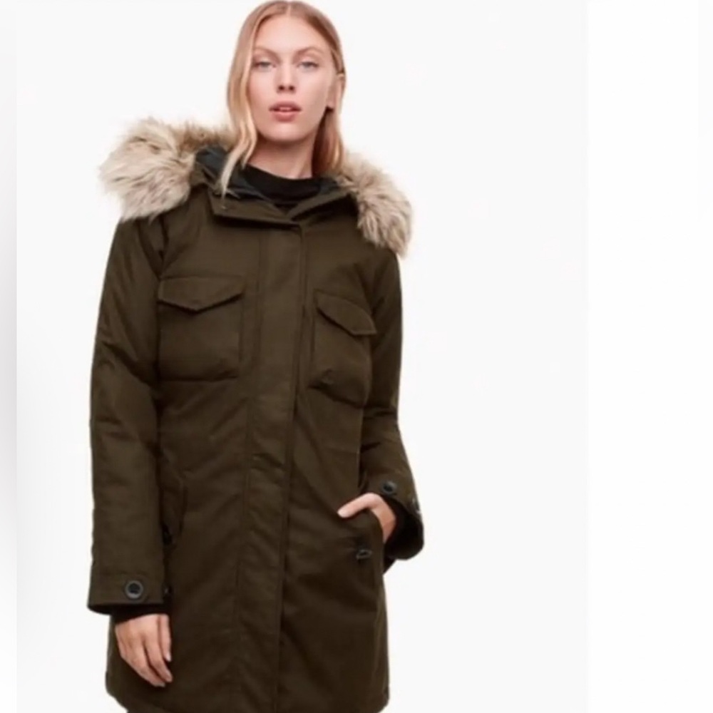 Aritzia community paradigm parka military